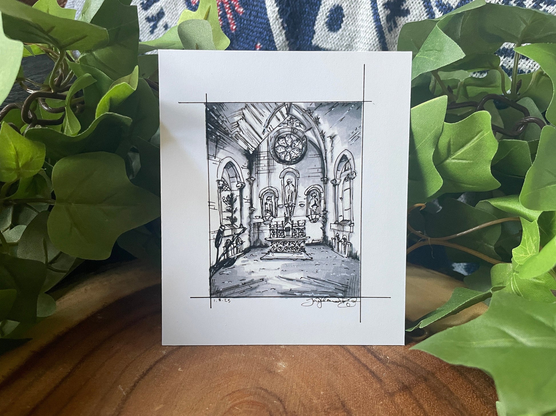 Abandoned Church Sketch